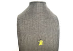 West Point Athena Yellow Charm Necklace