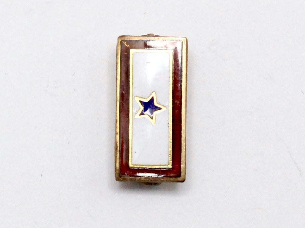 WWII-era Vintage Sweetheart Pin | 1 Blue Star VB62