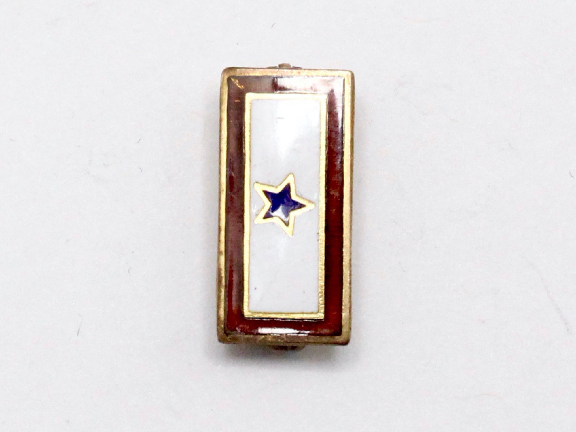 WWII-era Vintage Sweetheart Pin | 1 Blue Star VB62