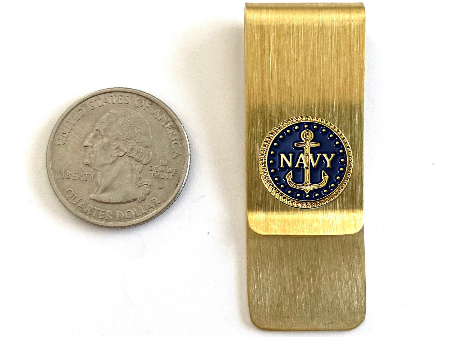 Navy Money Clip