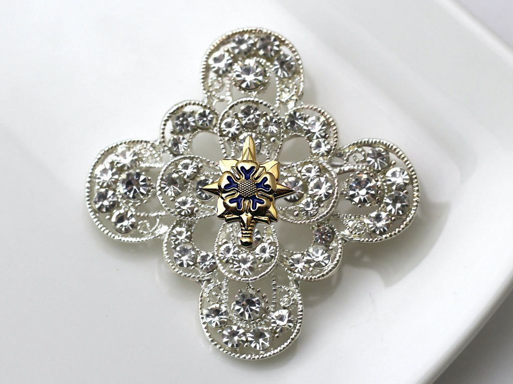Military Intelligence Brooch 13E