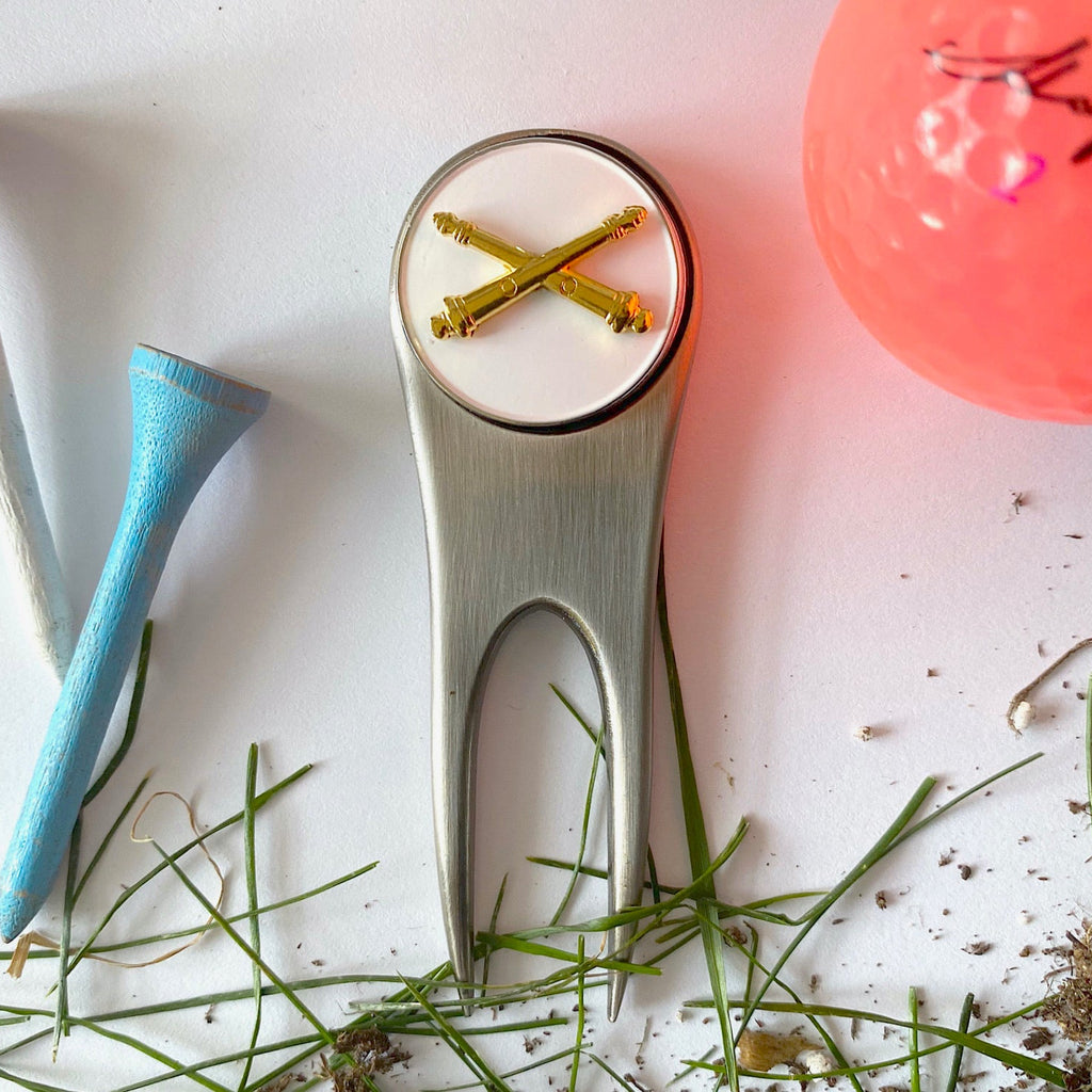 Field Artillery Golf Divot Tool and Ball Marker