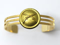 1870's Indian War Infantry Insignia on Cuff Bracelet
