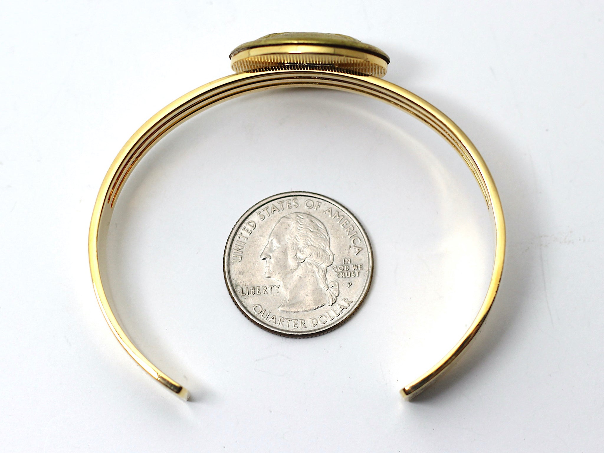 1870's Indian War Infantry Insignia on Cuff Bracelet