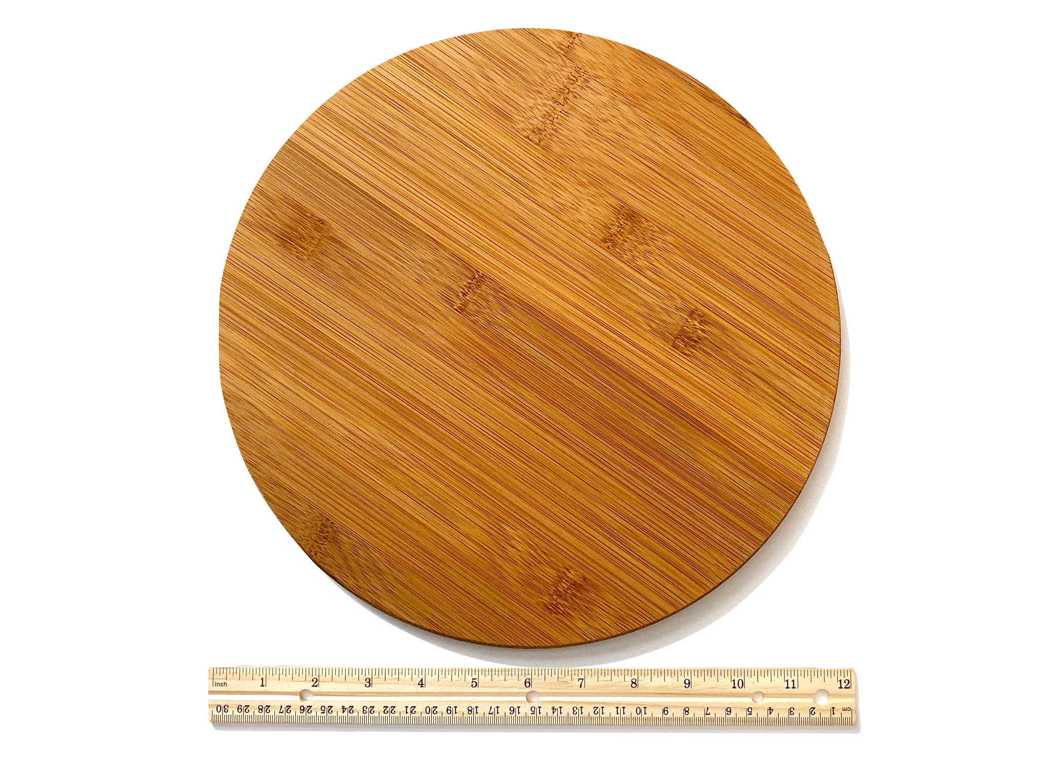 Initial and Text Round Cutting Board