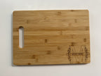 Initial and Text Rectangle Cutting Board