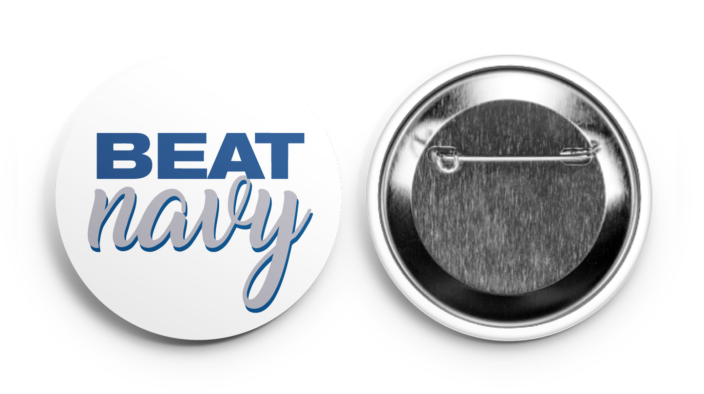 Beat Navy! Air Force Supporter Button