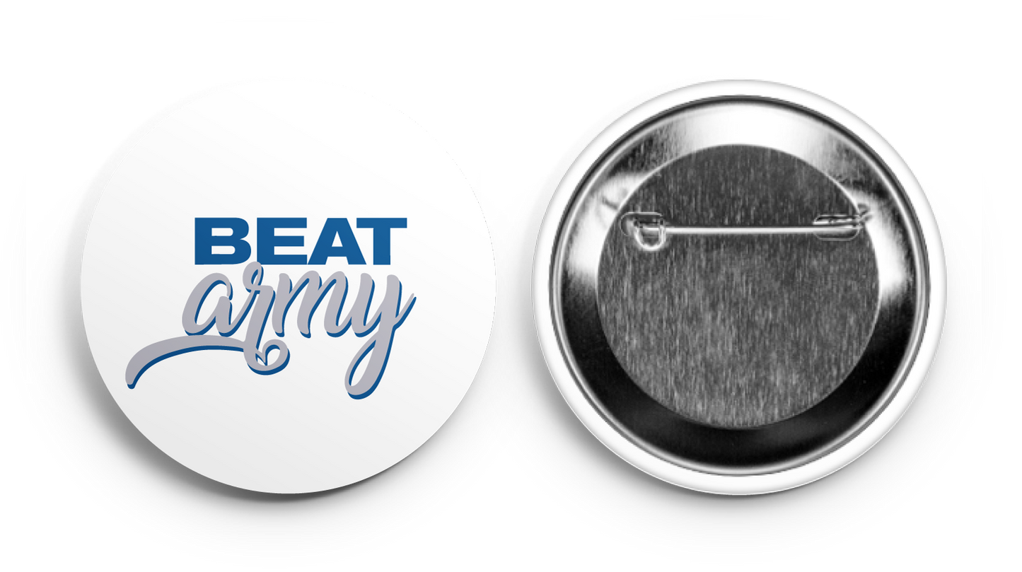 Beat Army! Air Force Supporter Button