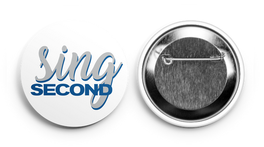 Sing Second Air Force Supporter Button