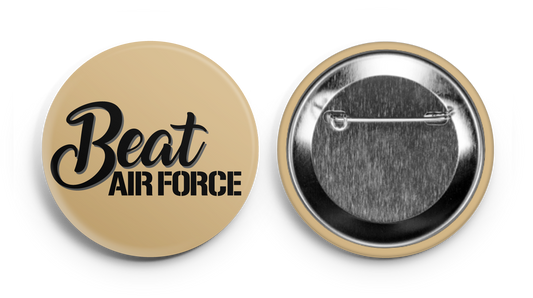Beat Air Force! Army Supporter Button