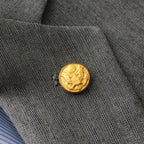 Army Button Lapel Pin