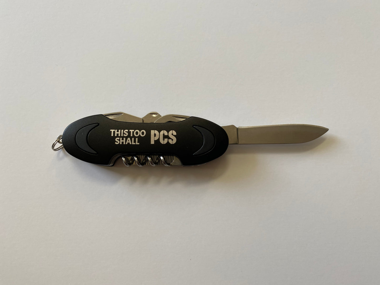 "This Too Shall PCS" Multi-Purpose Pocket Knife
