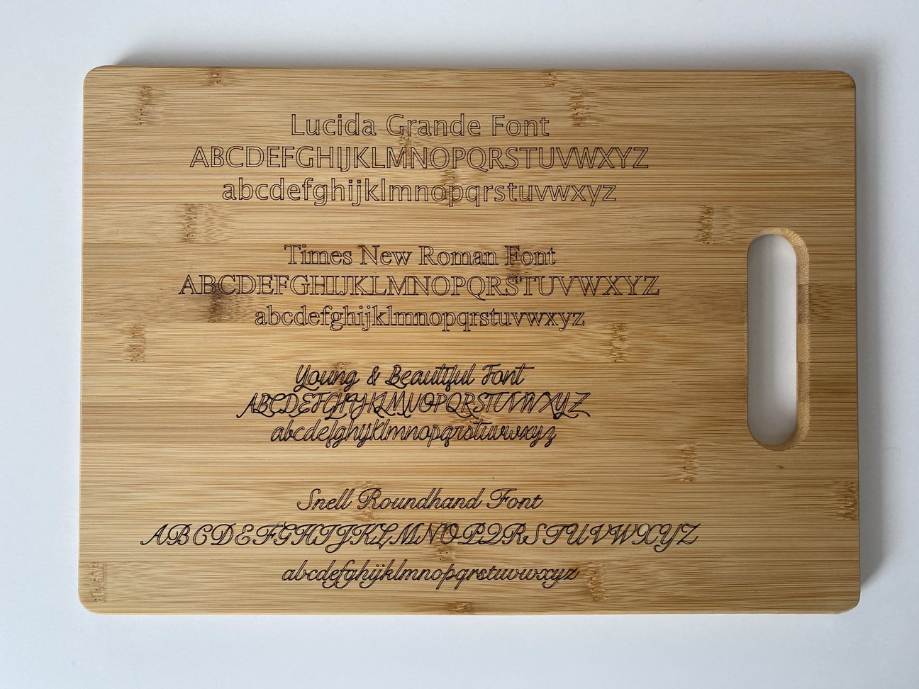 Custom Slate Serving Tray with Handles