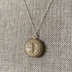Vintage Women's Army Corps Uniform Button Necklace