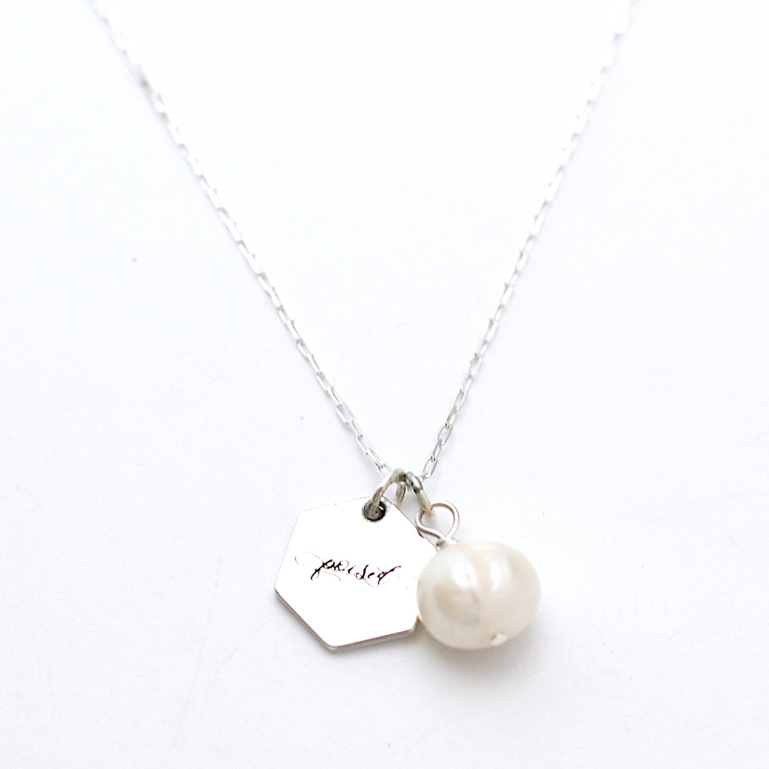 Perfectly Poised Pearl Necklace