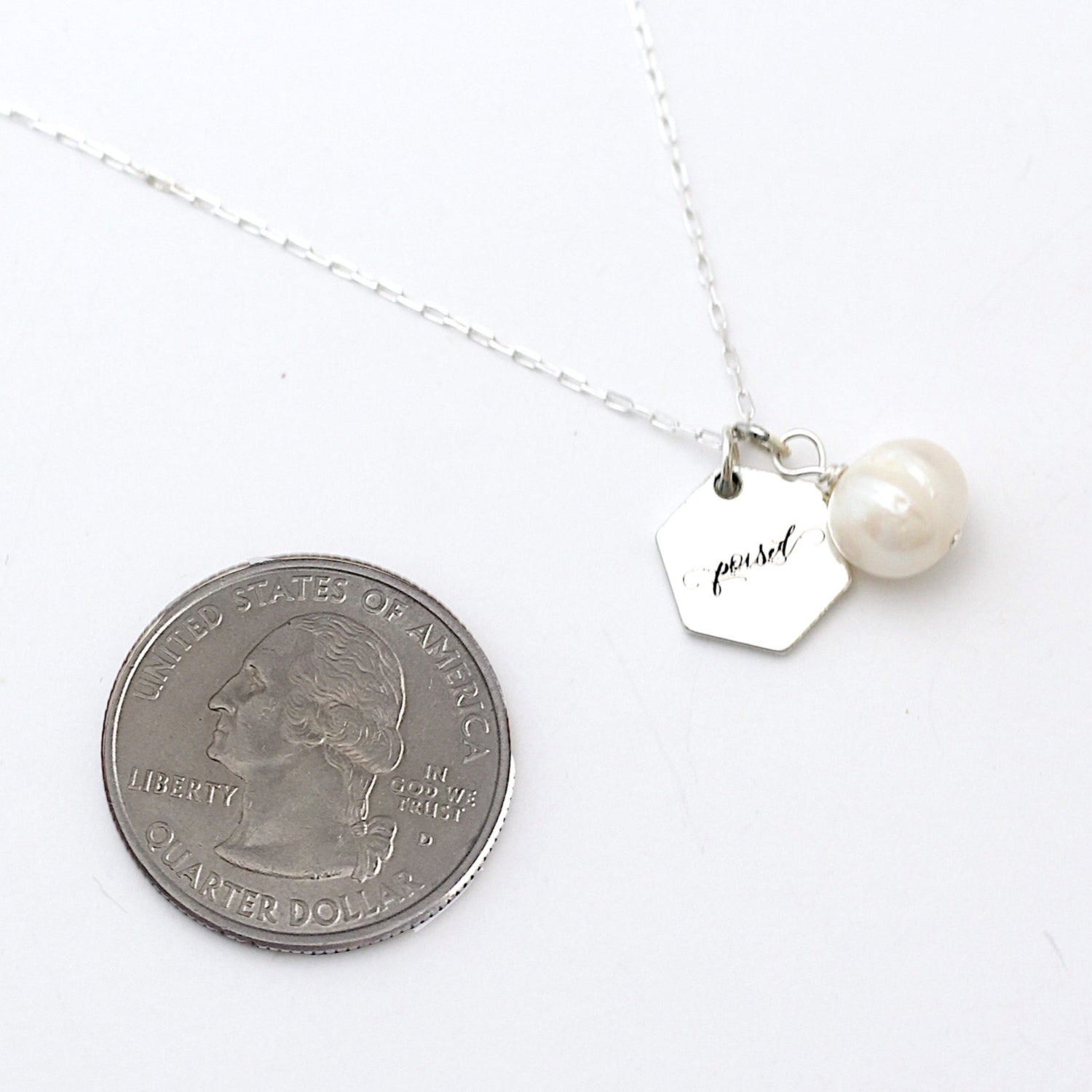 Perfectly Poised Pearl Necklace