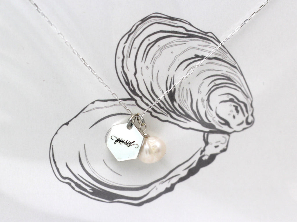 Perfectly Poised Pearl Necklace