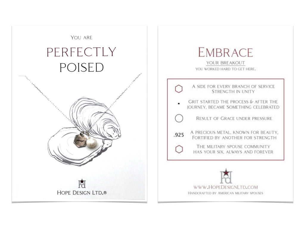 Perfectly Poised Pearl Necklace