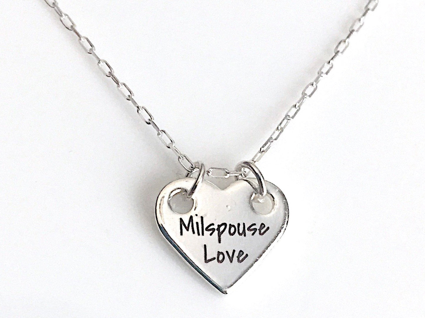 MilSpouse Love Necklace