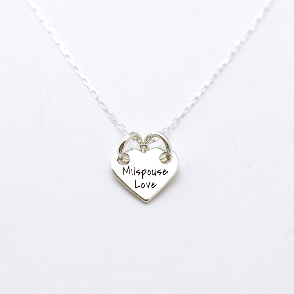 MilSpouse Love Necklace
