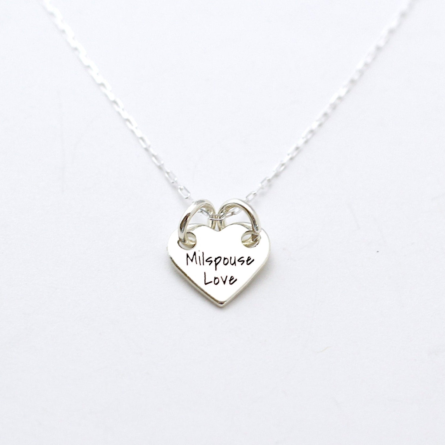 MilSpouse Love Necklace