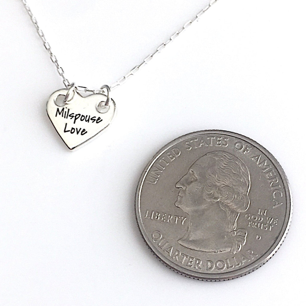MilSpouse Love Necklace