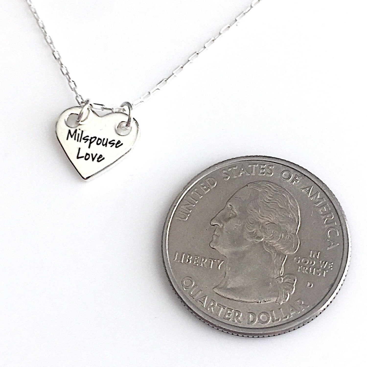 MilSpouse Love Necklace