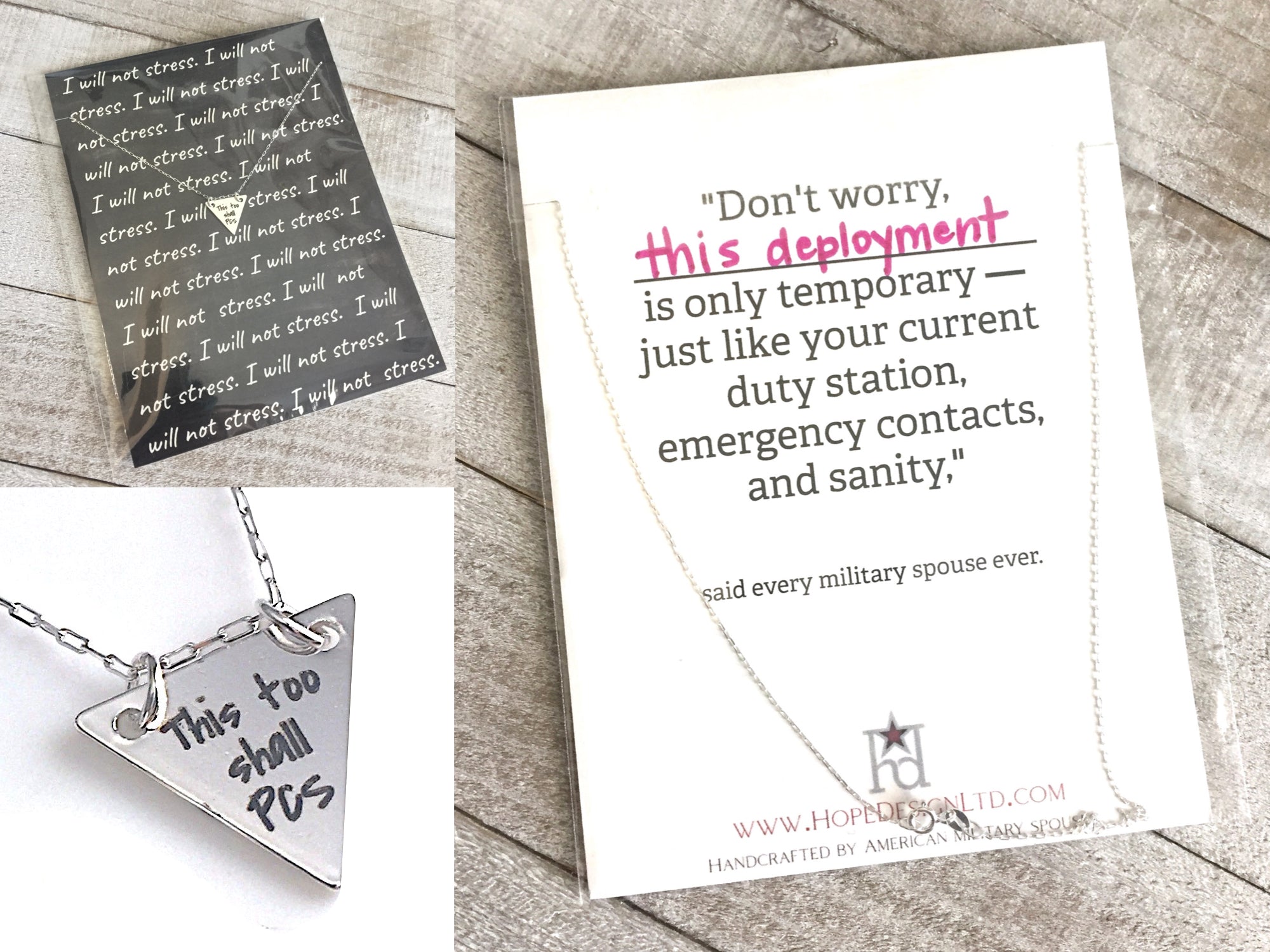 This Too Shall PCS Silver Necklace