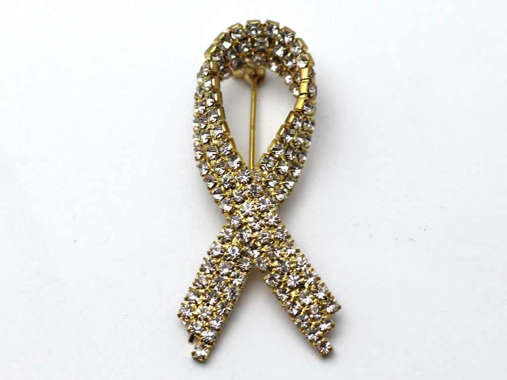 Yellow Ribbon Brooch