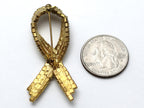 Yellow Ribbon Brooch