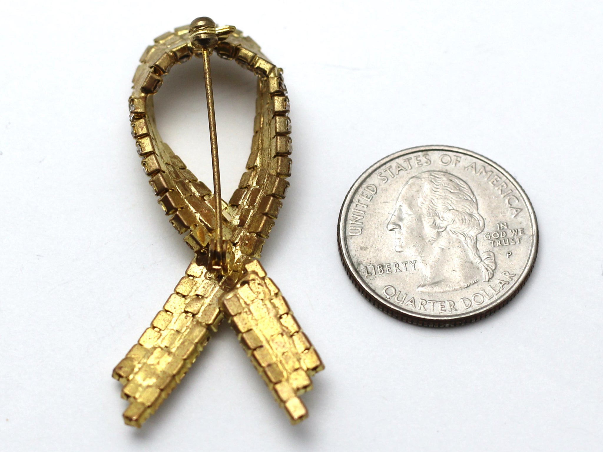 Yellow Ribbon Brooch