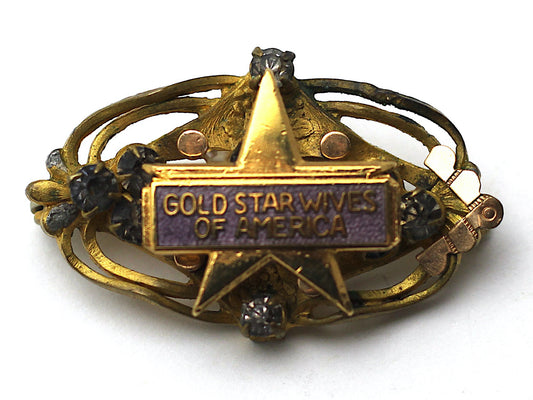 Gold Star Wives One of a Kind Brooch BR70
