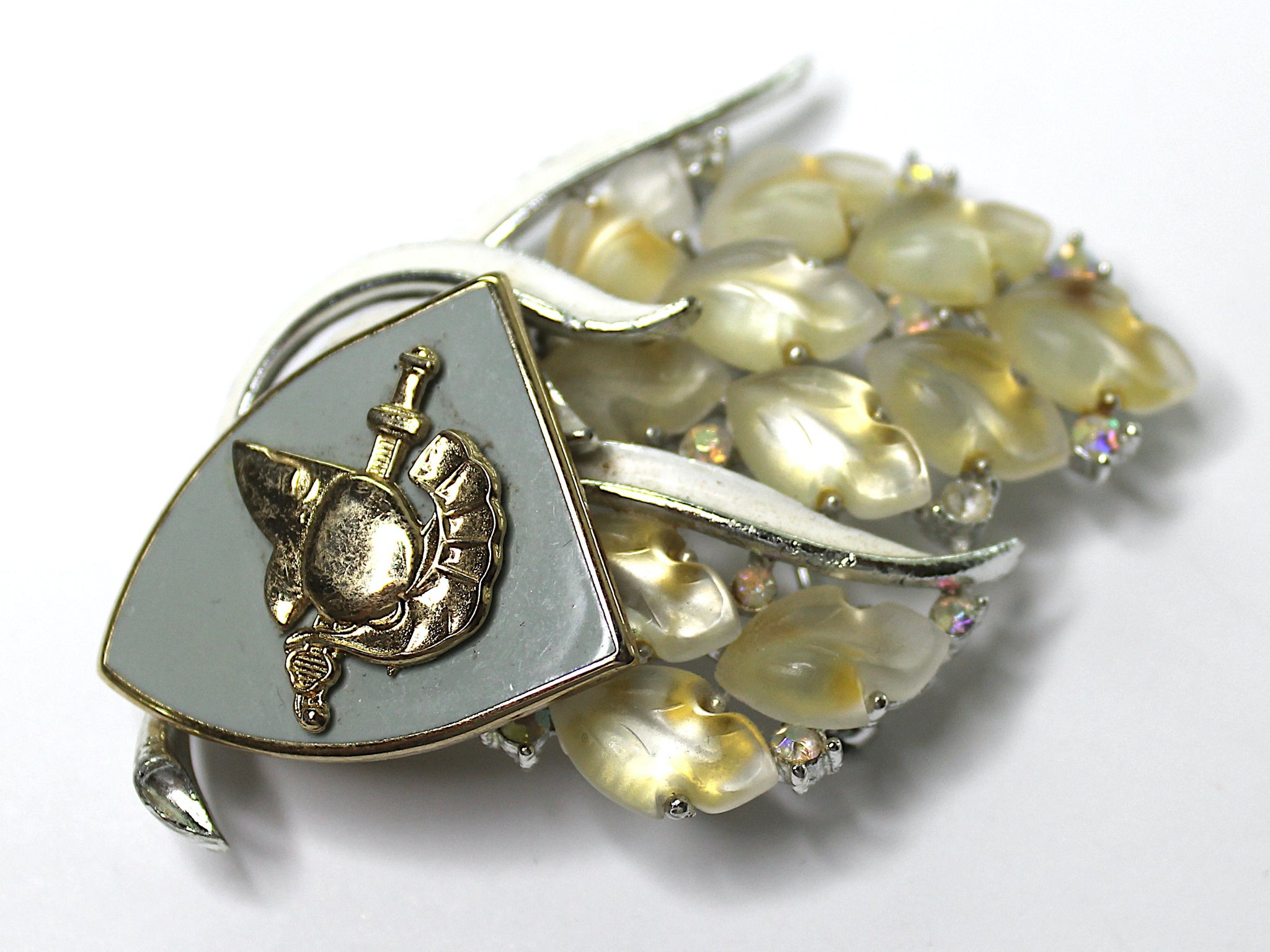 USMA Class Brass Vintage Brooch BR117