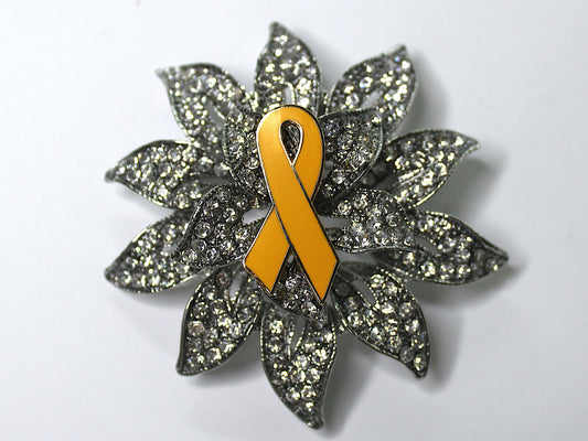Yellow Ribbon Limited Edition Brooch BR118