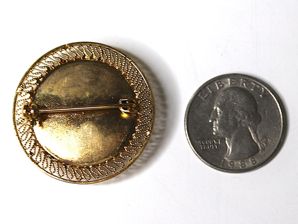 US Coast Guard Auxiliary Vintage Brooch BR145