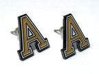 USMA block Army 'A' Post Stud Earrings