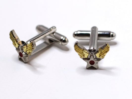 WWII-era Vintage Hap Arnold Wings on Cuff Links | Aviation