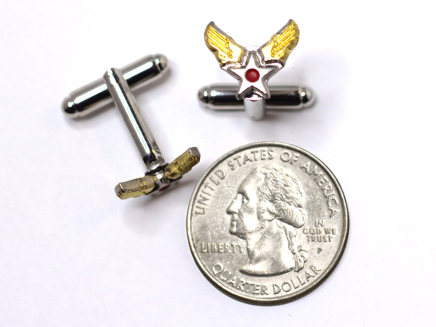 WWII-era Vintage Hap Arnold Wings on Cuff Links | Aviation