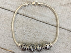 USMA Sterling Letter-Bead Bracelet