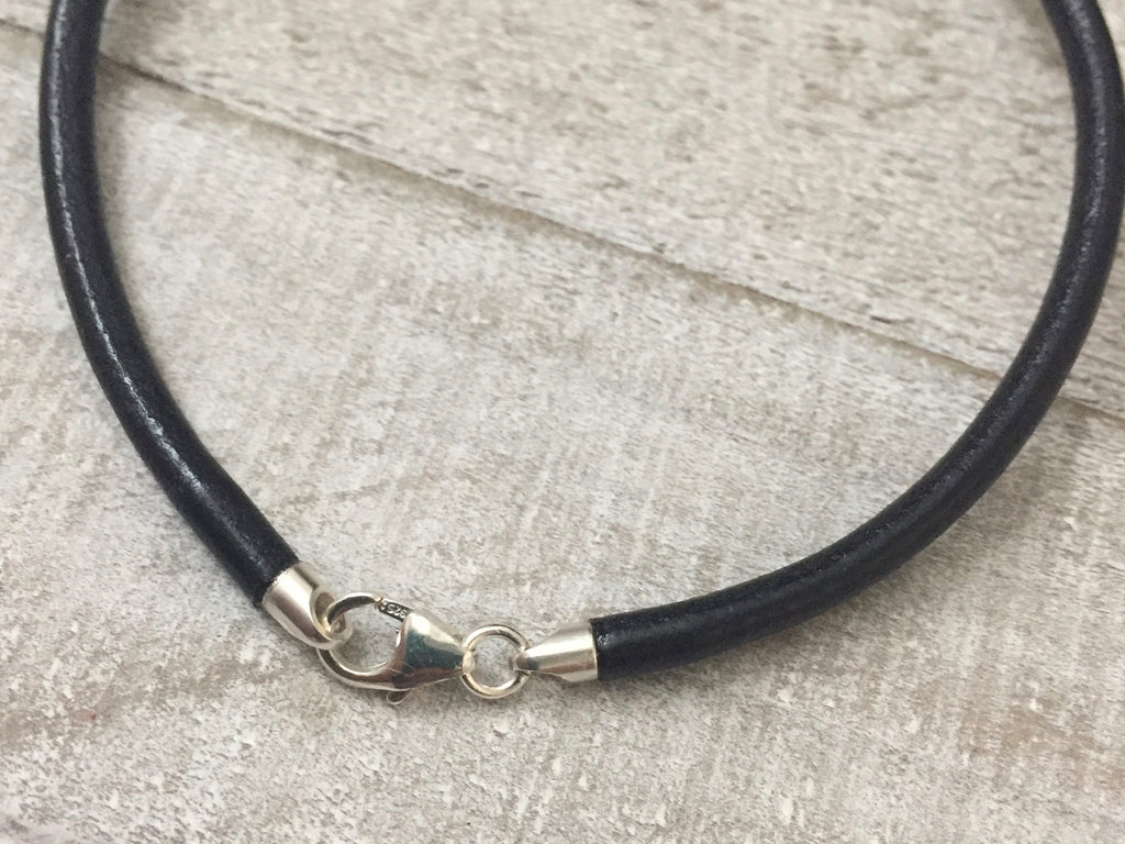 USMA Army 'A' Kicking Mule on Leather Bracelet