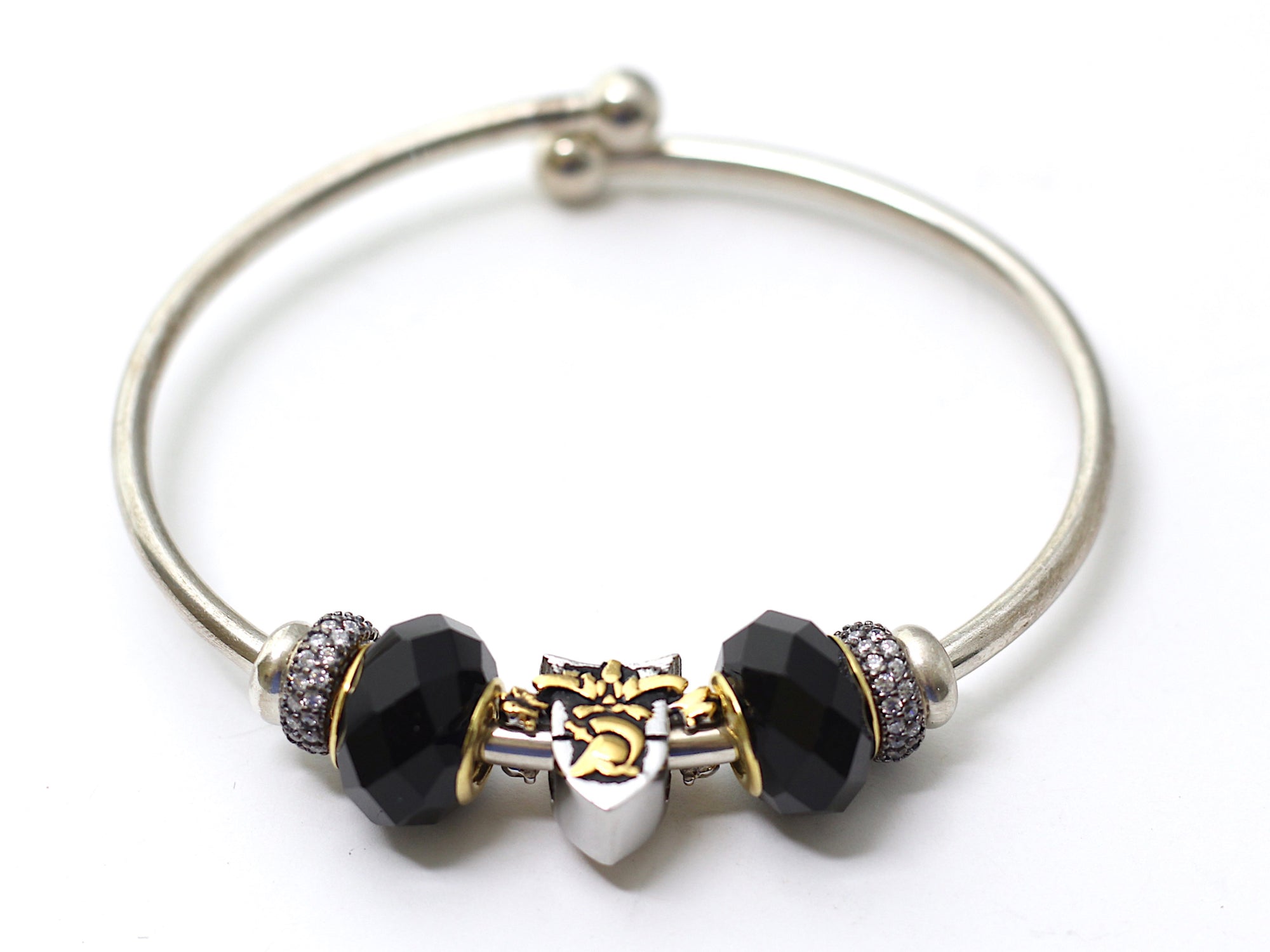 USMA Crest Sterling  Silver Bracelet