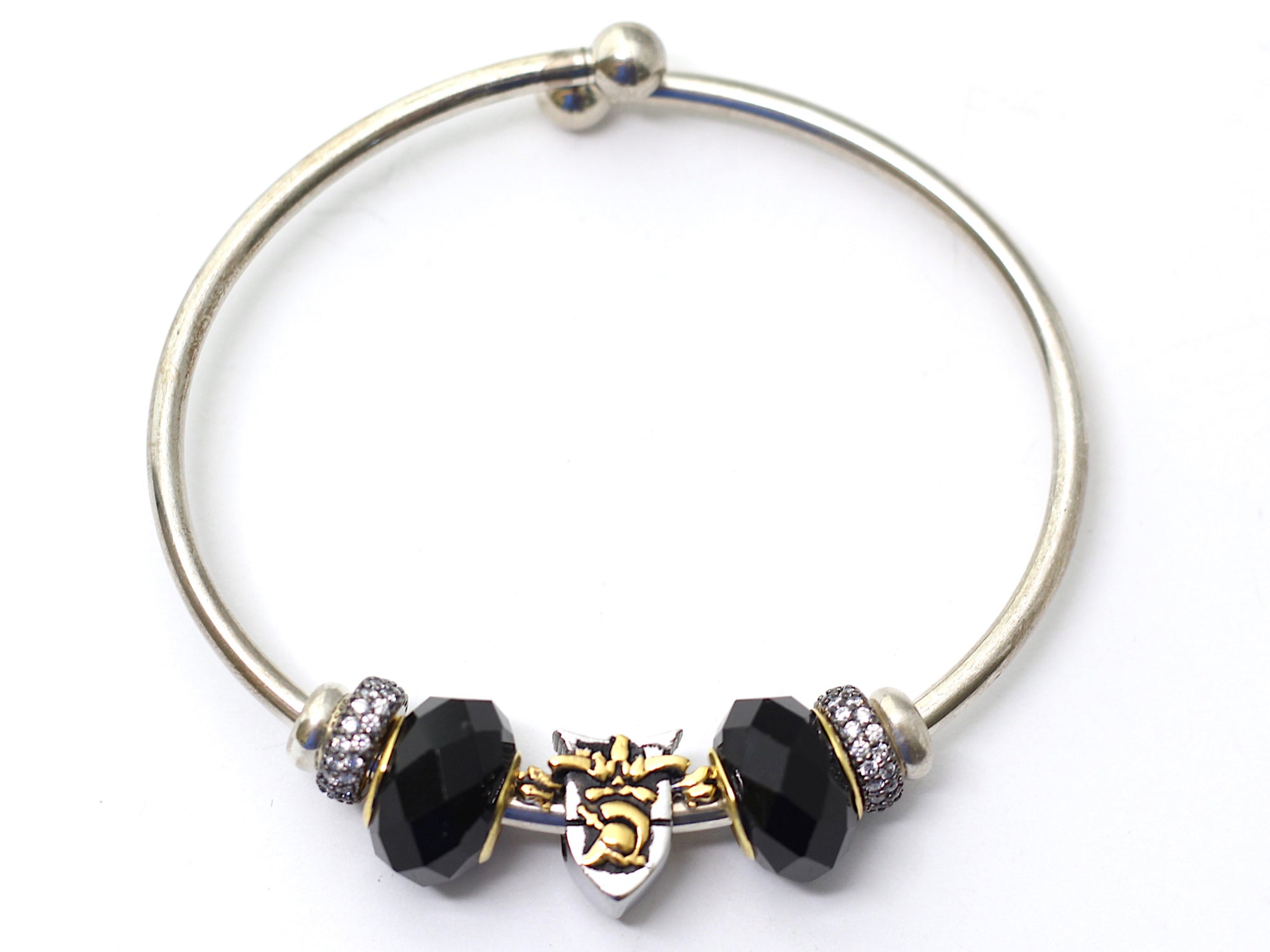 USMA Crest Sterling  Silver Bracelet