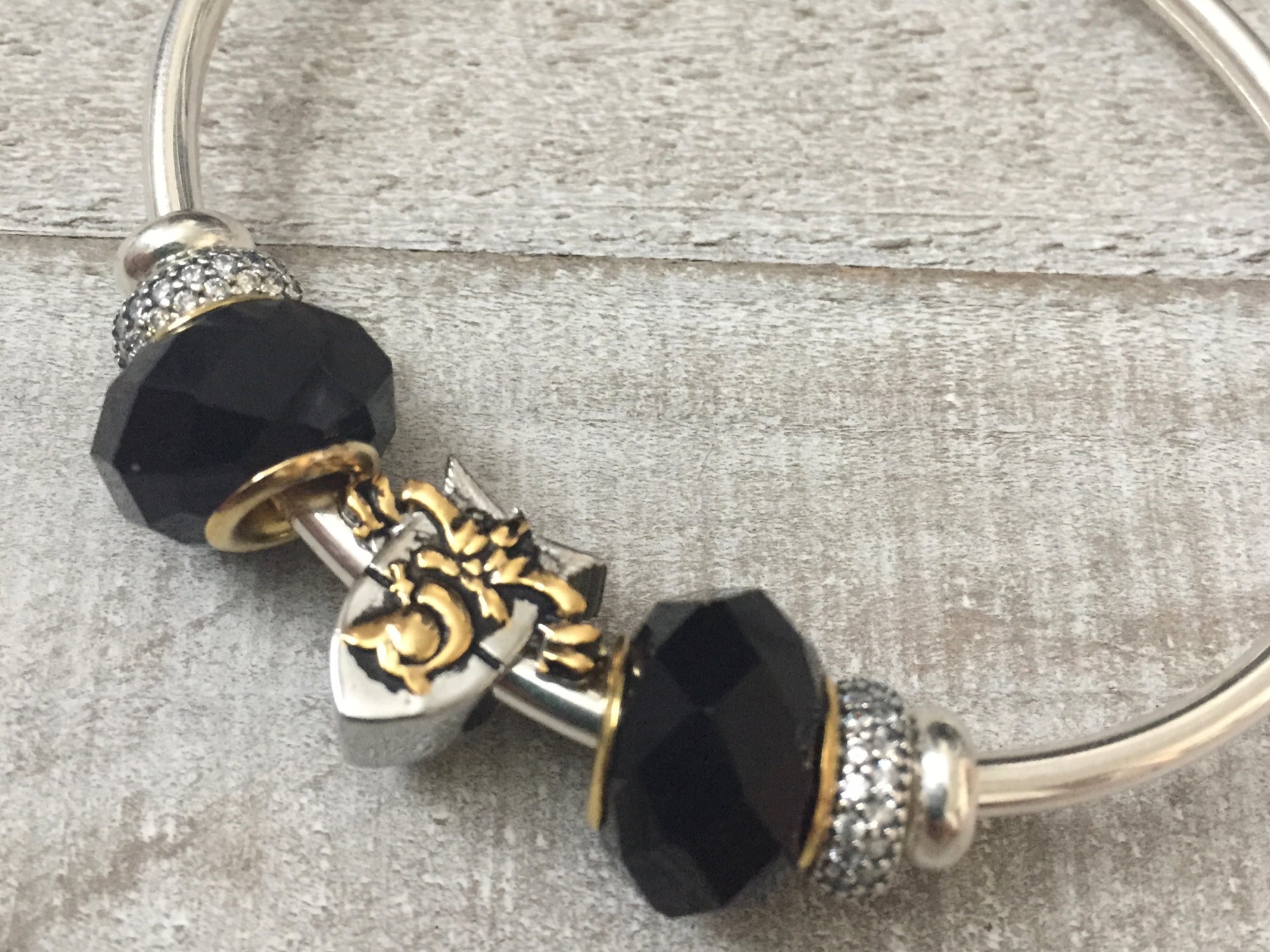 USMA Crest Sterling  Silver Bracelet