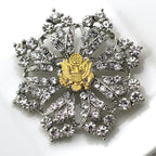 Patriotic Eagle Brooch