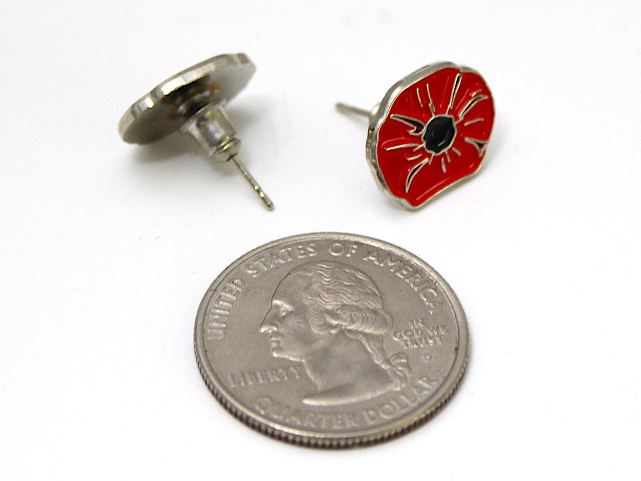 Poppy Post Stud Earrings