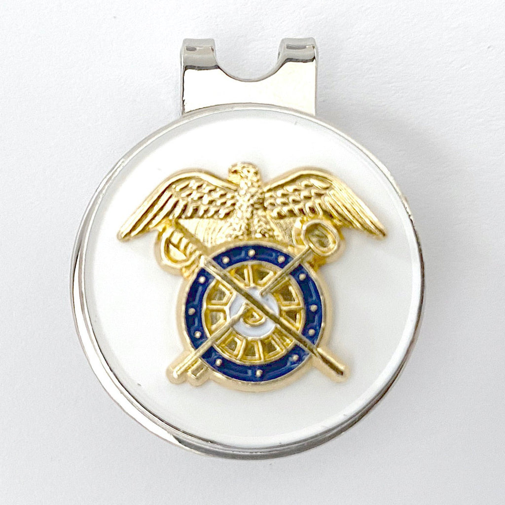 Quartermaster Corps Golf Hat Clip and Ball Marker