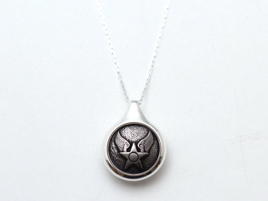 Legacy Collection | Button Sleek Silver Necklace