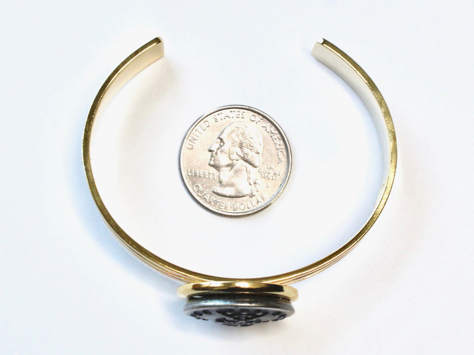 Coast Guard Button Cuff Bracelet