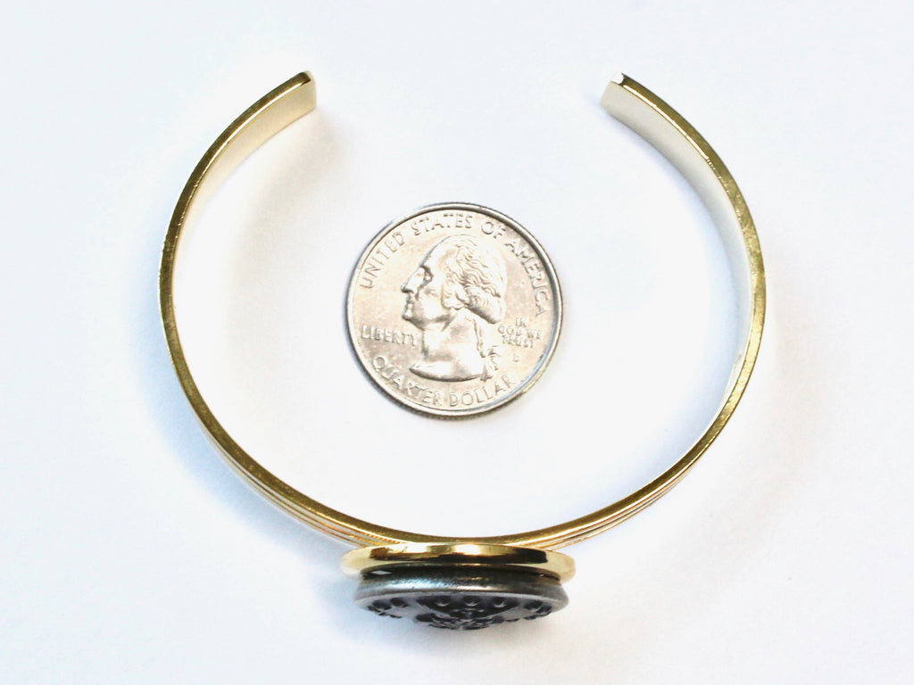USMA Button Cuff Bracelet