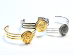 USMA Button Cuff Bracelet